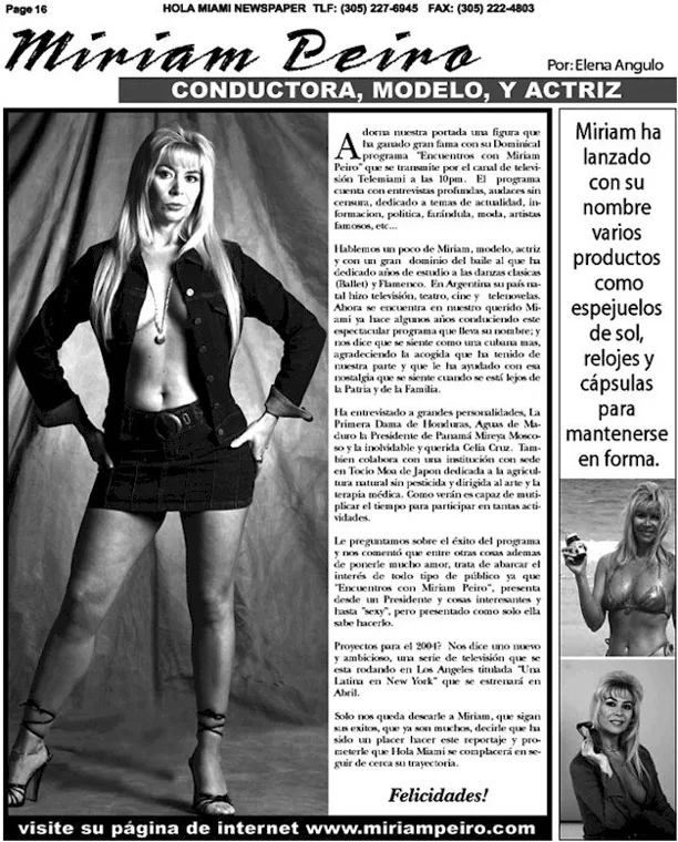 Miriam Peiro por Elena Angulo